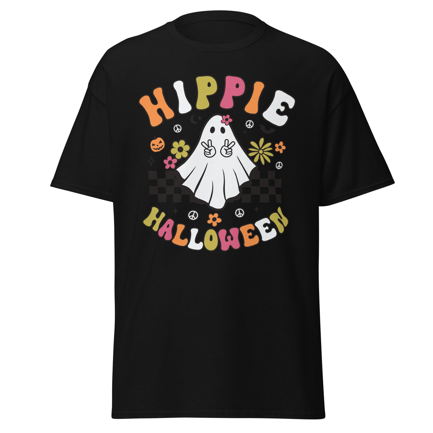 Hippie Halloween, camiseta de estilo suave de Halloween