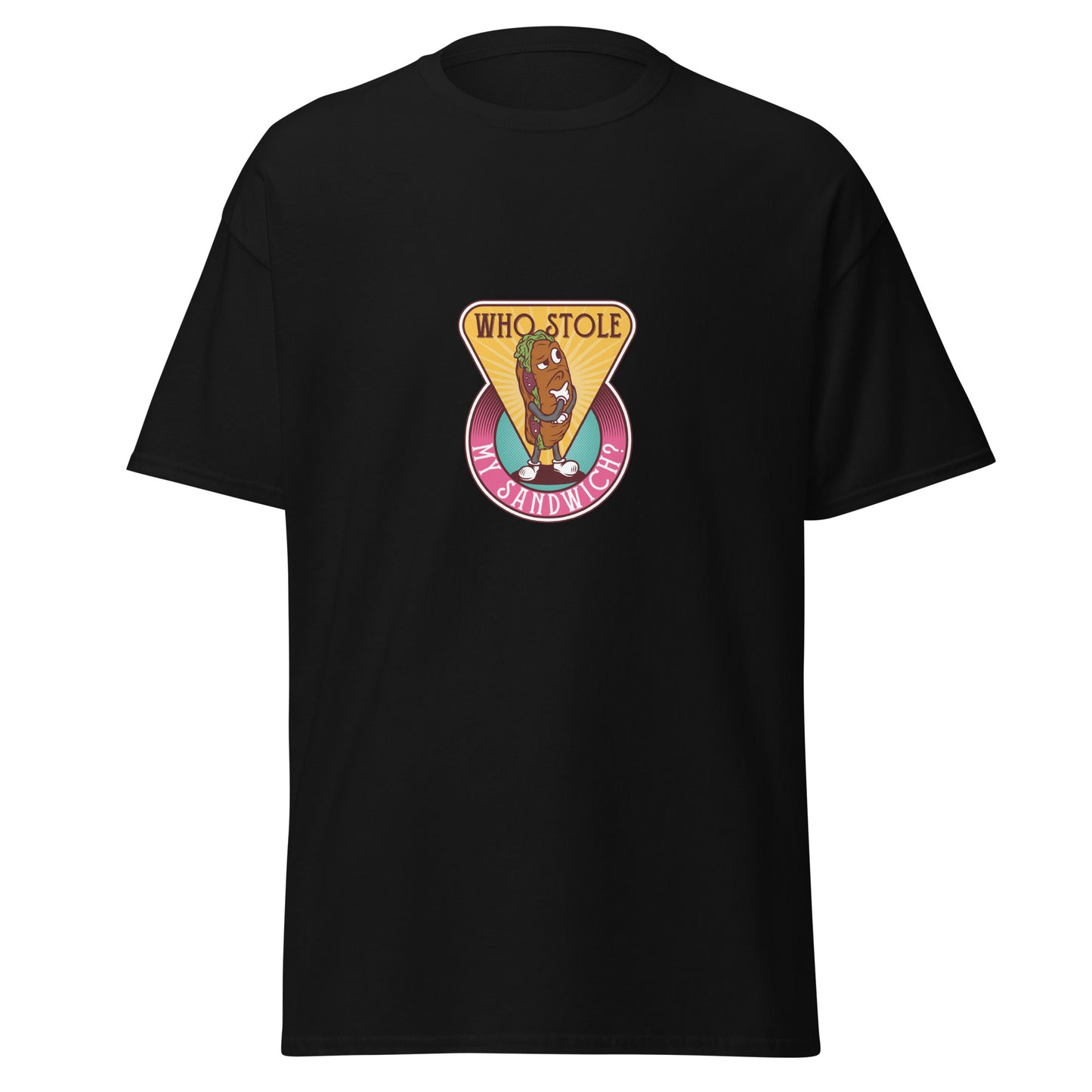 Who Stole My Sandwich, camiseta de algodón pesado de estilo suave con diseño de Halloween