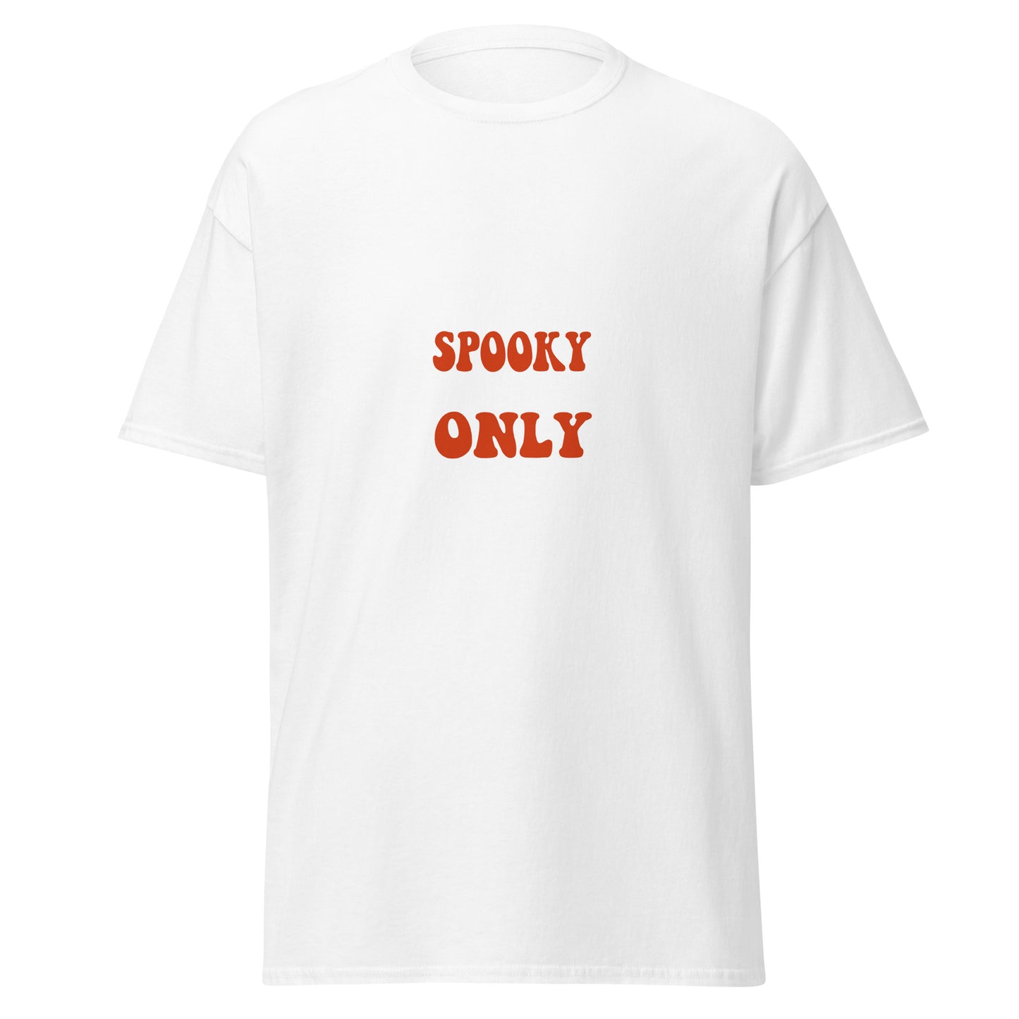 Spooky Vibes Only, camiseta de algodón pesado de estilo suave con diseño de Halloween