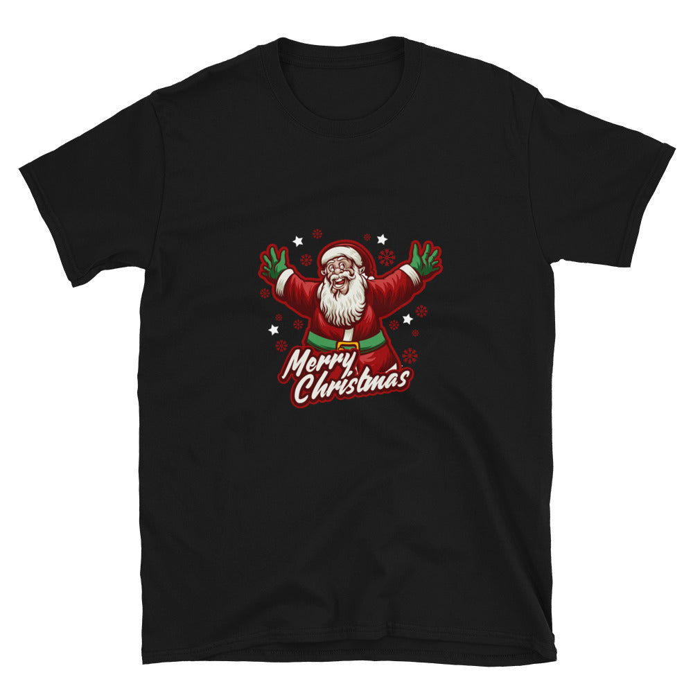 Vintage Classic Santa Claus Feliz Navidad Fit Unisex Softstyle Camiseta