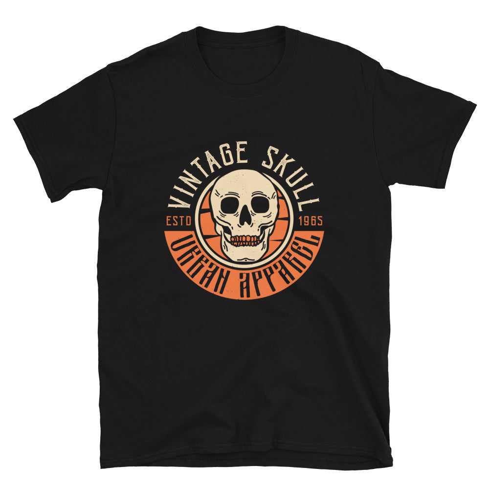 Camiseta unisex Softstyle con ajuste de calavera vintage