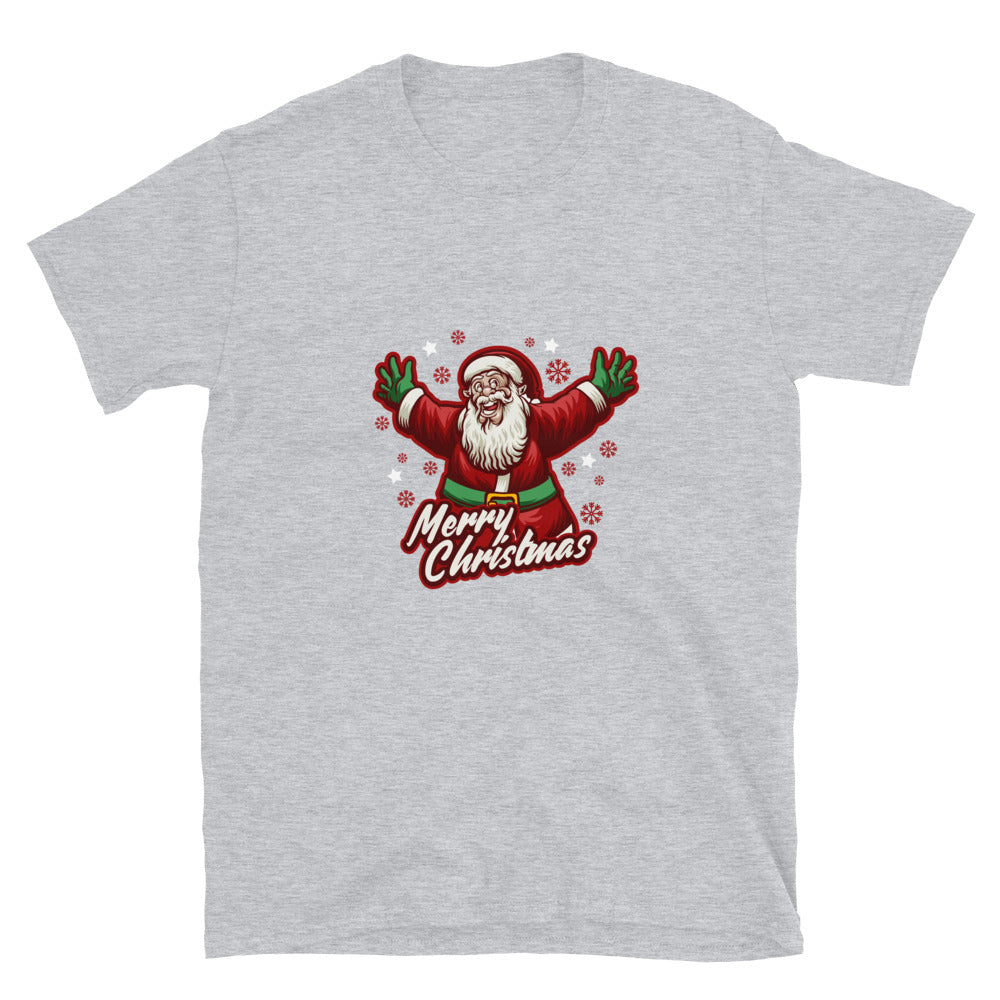 Vintage Classic Santa Claus Feliz Navidad Fit Unisex Softstyle Camiseta