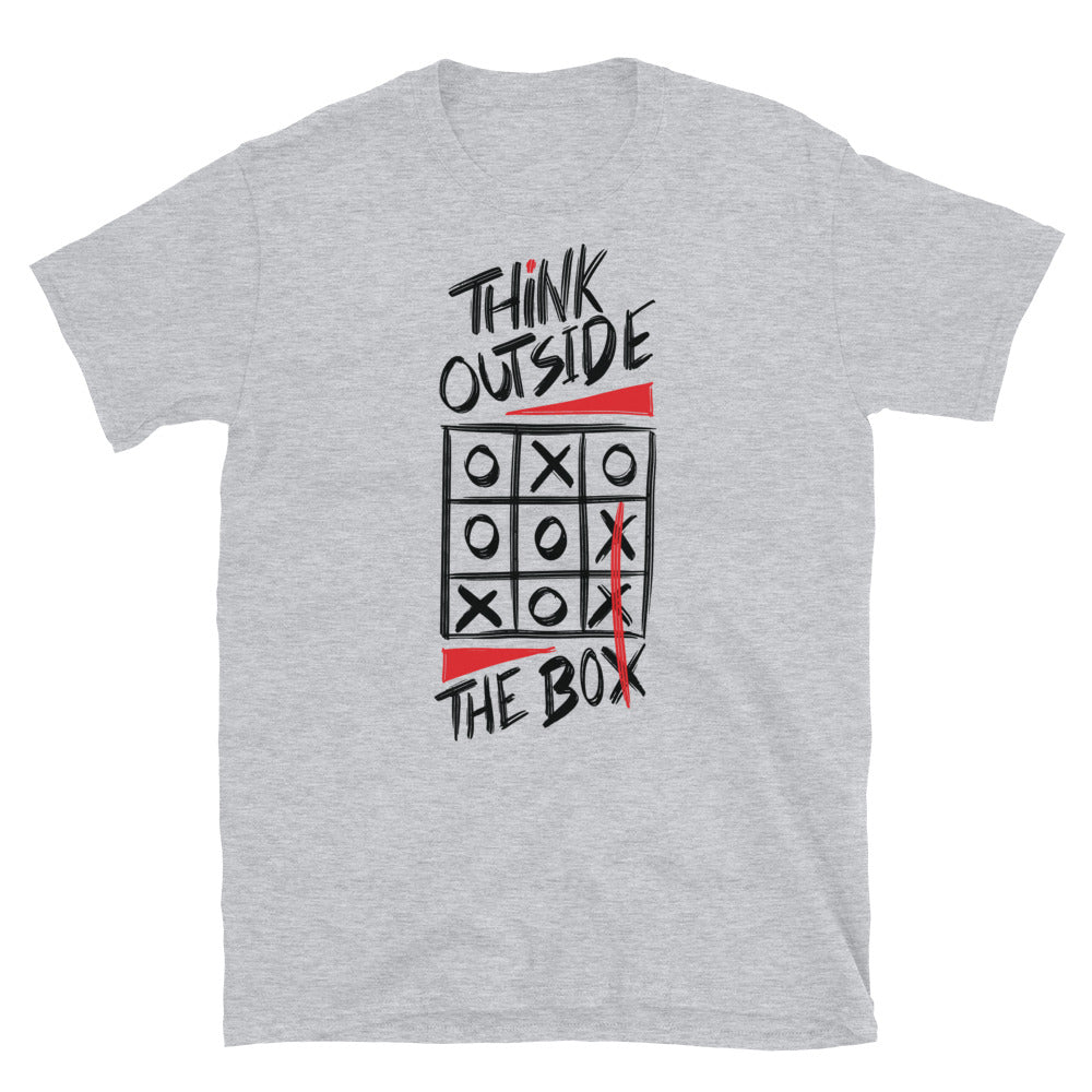 Piense fuera de la caja Fit Camiseta unisex Softstyle