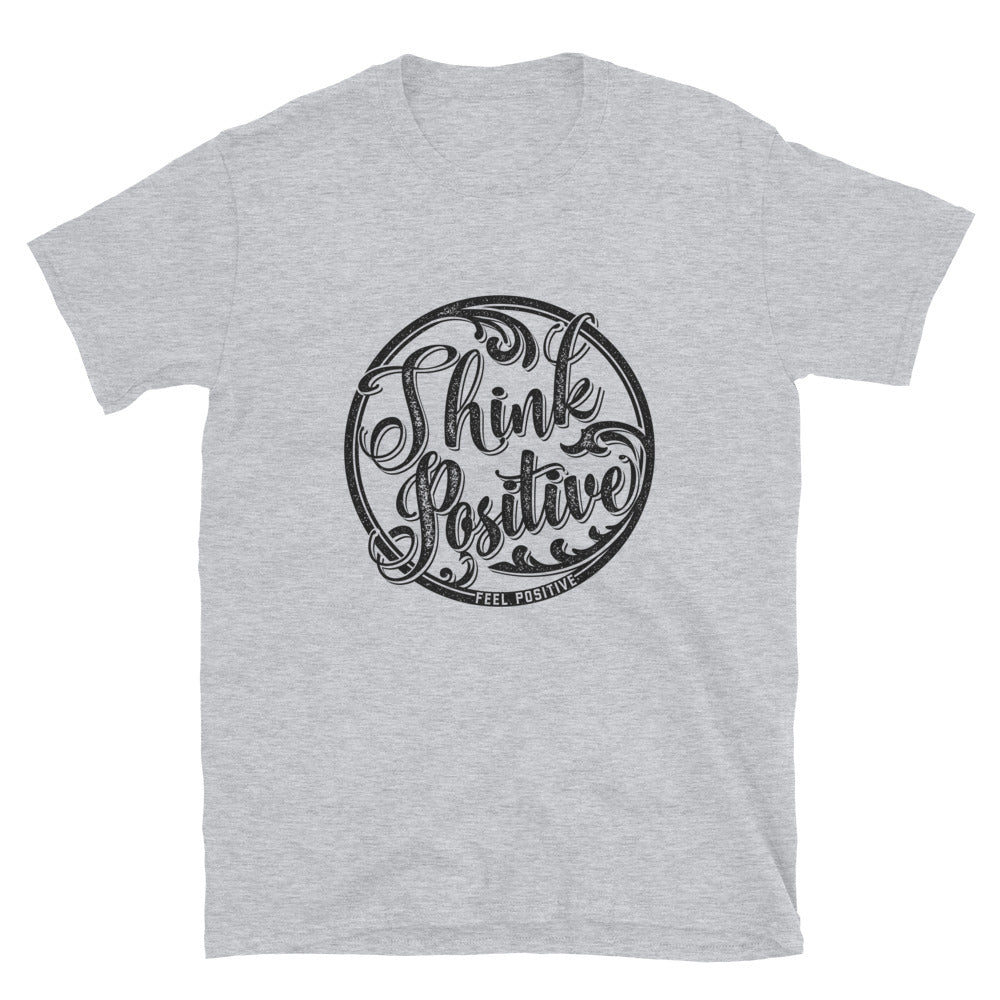 Think Positive grunge Fit Camiseta unisex de estilo suave