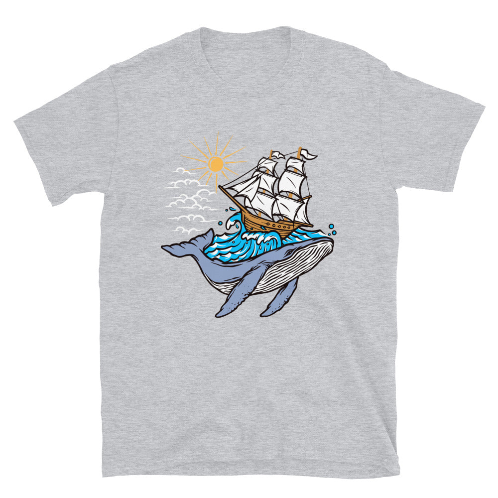 Wal- und Schiffsabenteuer Fit Unisex Softstyle T-Shirt