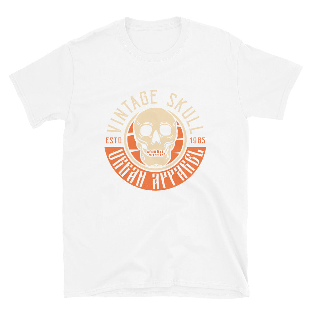 Camiseta unisex Softstyle con ajuste de calavera vintage
