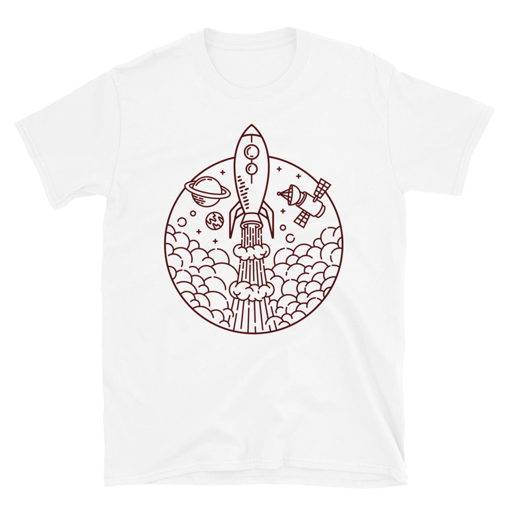 Aventura de cohetes Fit Camiseta unisex Softstyle