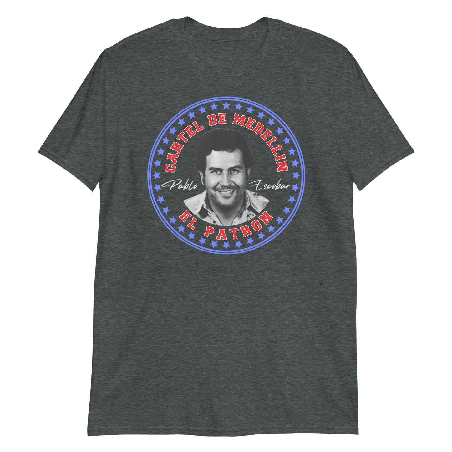 Pablo Escobar El Patrón , Camiseta Gráfica Cartel de Medellín, Camiseta Unisex de manga corta