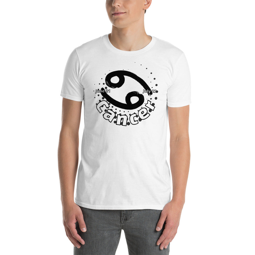 Camiseta unisex de manga corta contra el cáncer