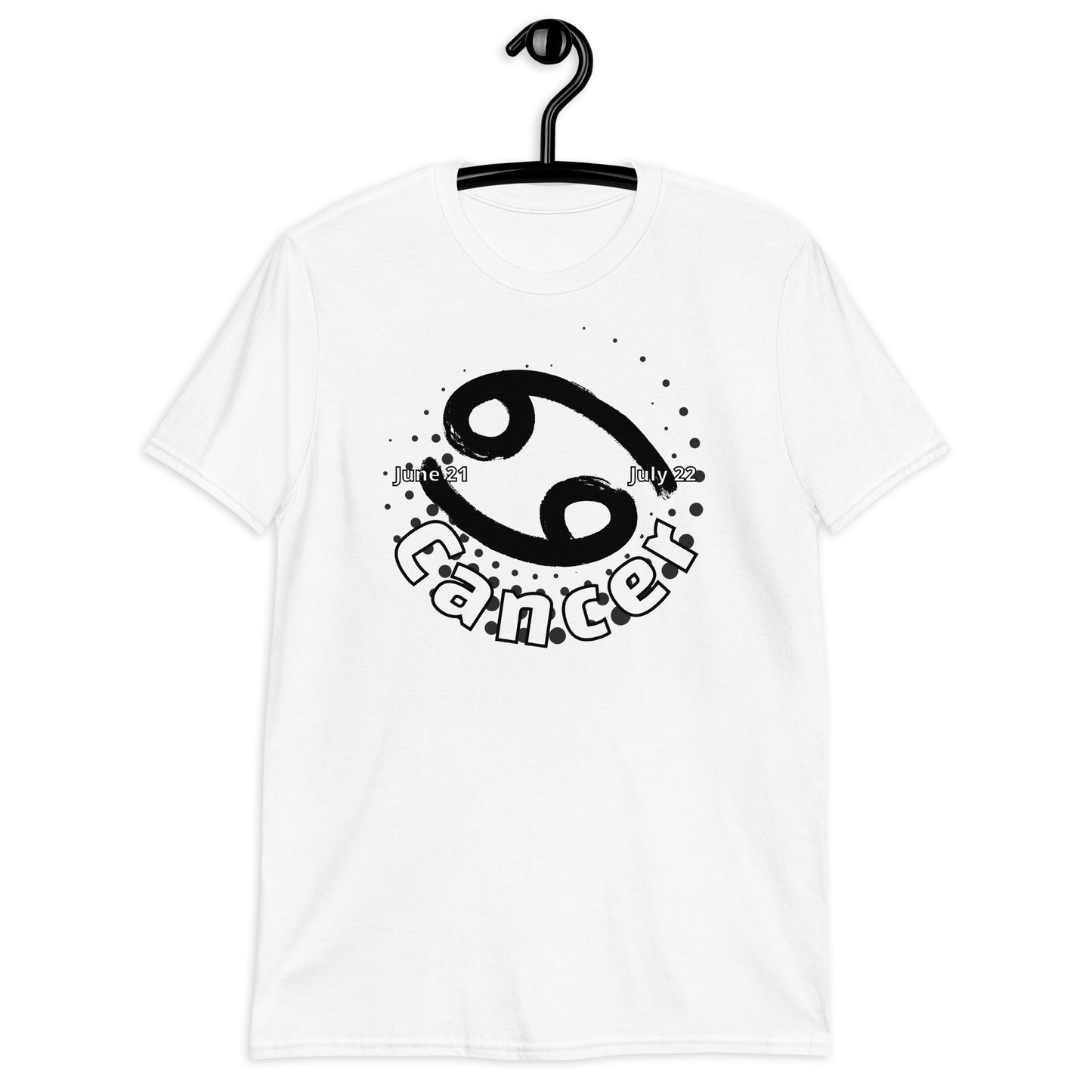 Camiseta unisex de manga corta contra el cáncer