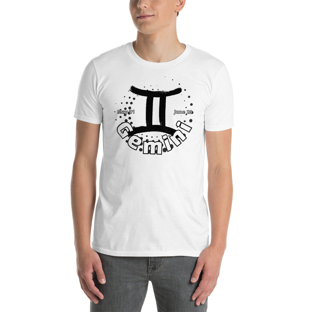 Camiseta unisex de manga corta Géminis