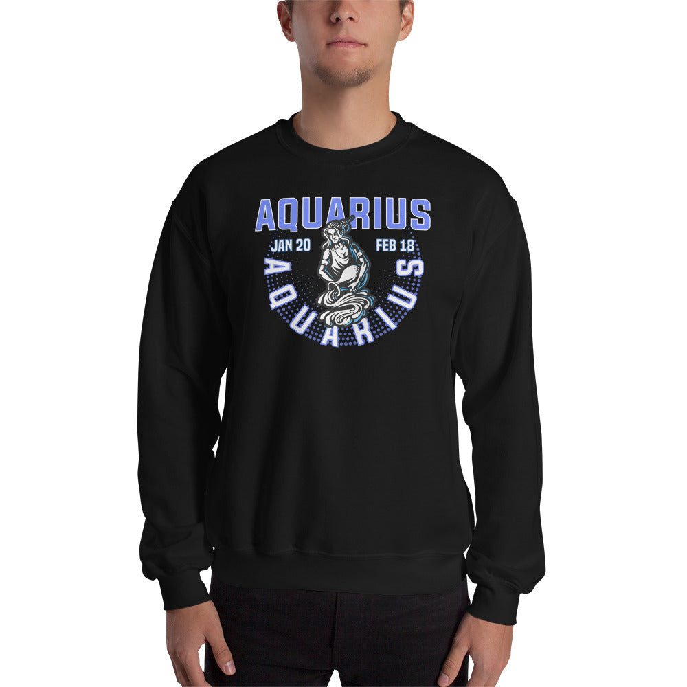 Sudadera unisex con signo del zodiaco Acuario