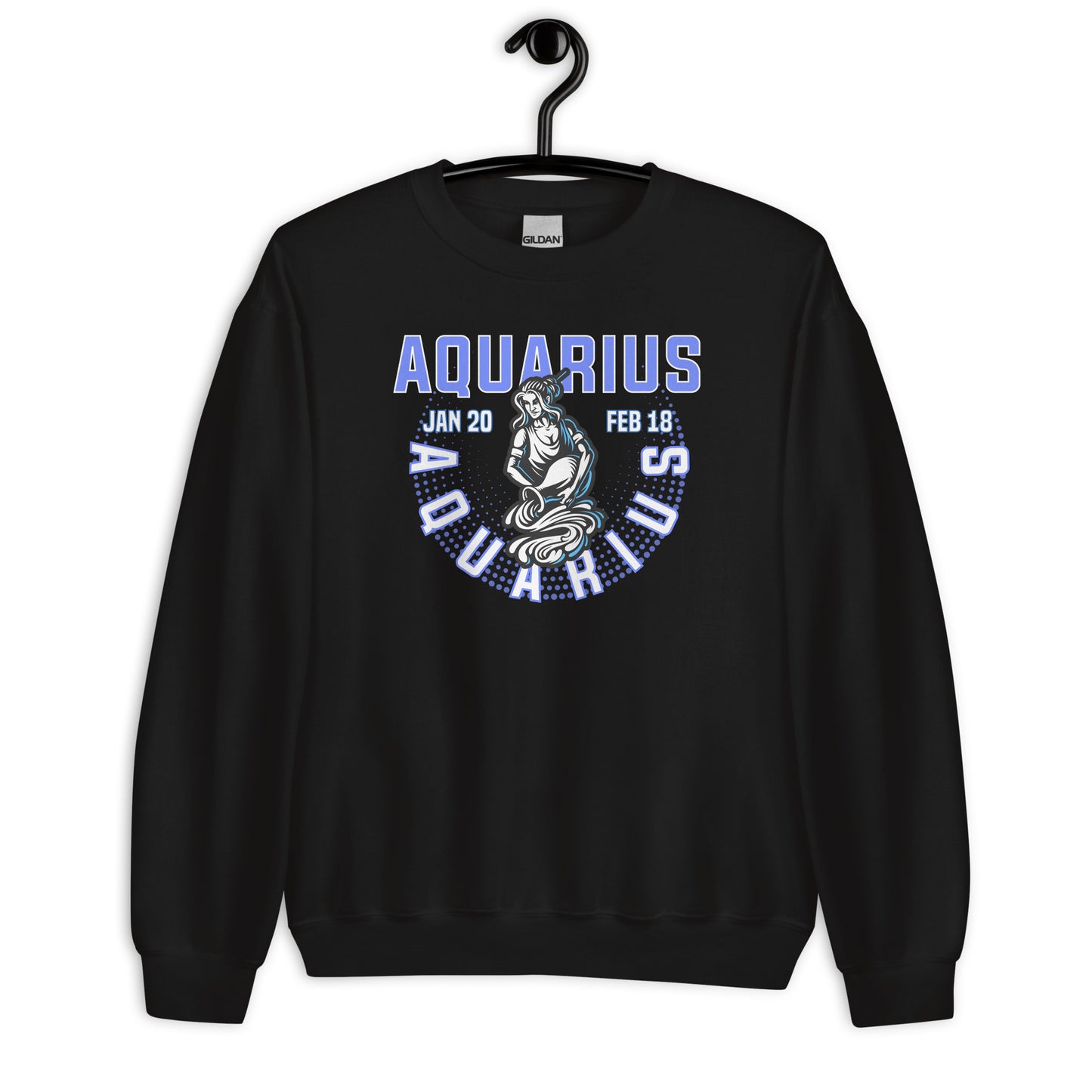 Sudadera unisex con signo del zodiaco Acuario