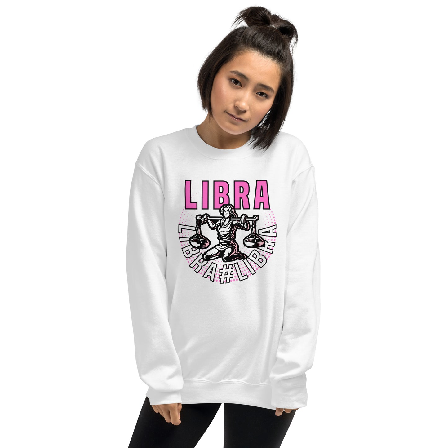 Sudadera unisex con signo del zodiaco Libra