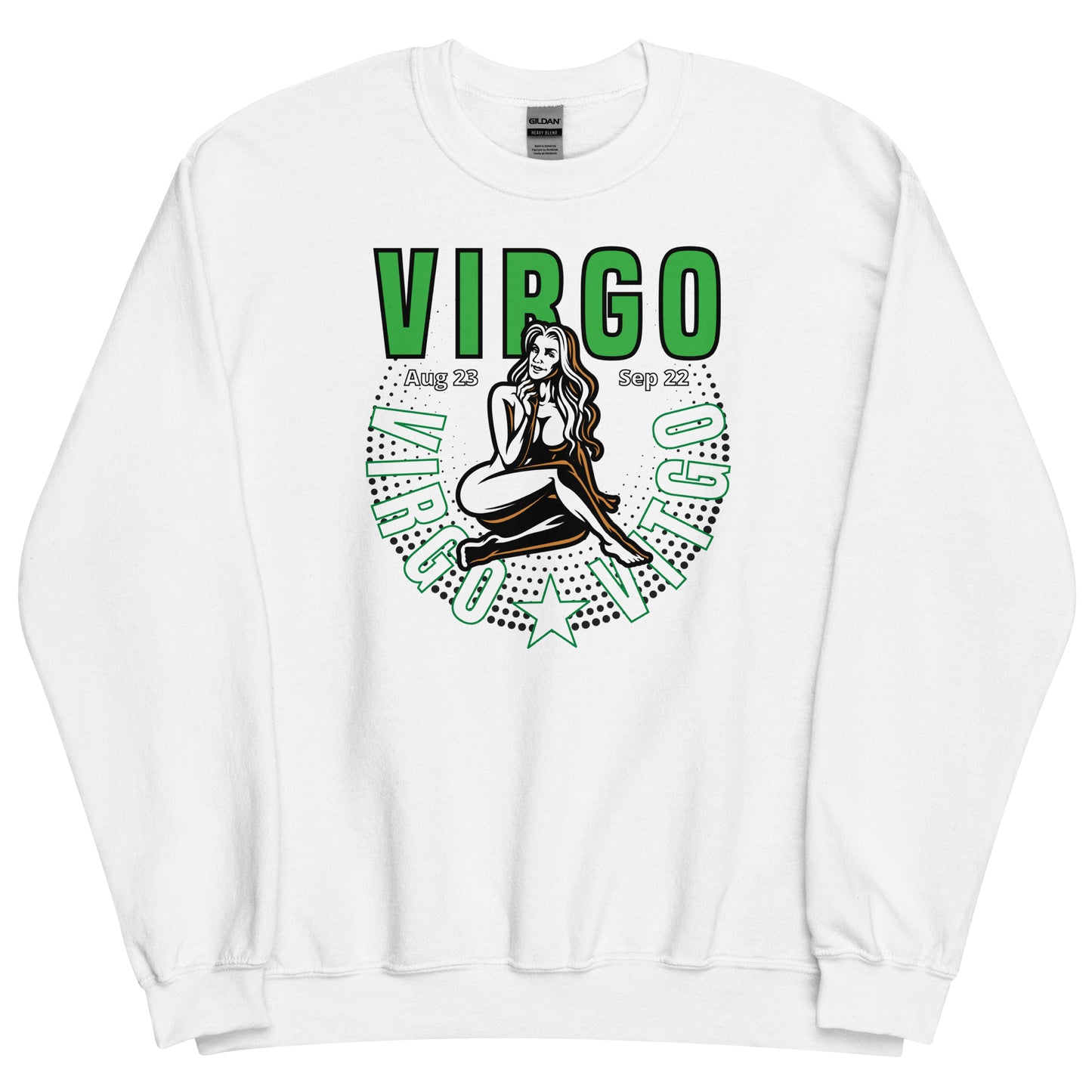 Sudadera unisex con signo del zodiaco Virgo