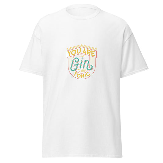Eres el Gin to my Tonic, camiseta de algodón pesado de estilo suave con diseño de Halloween