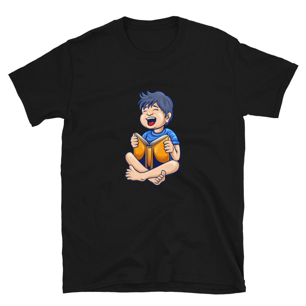 Día mundial del libro los niños sonríen Fit Camiseta unisex Softstyle
