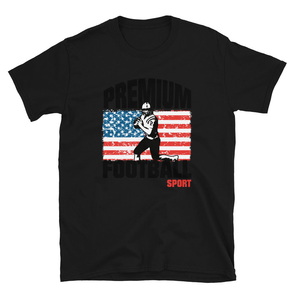 Camiseta Softstyle unisex de ajuste deportivo de fútbol premium