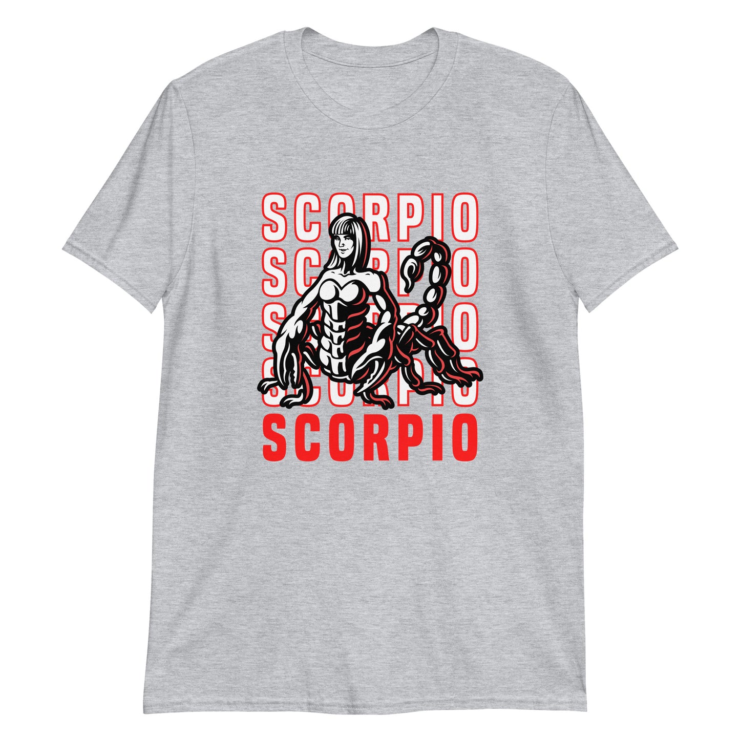 Camiseta unisex de manga corta del Zodíaco Escorpio