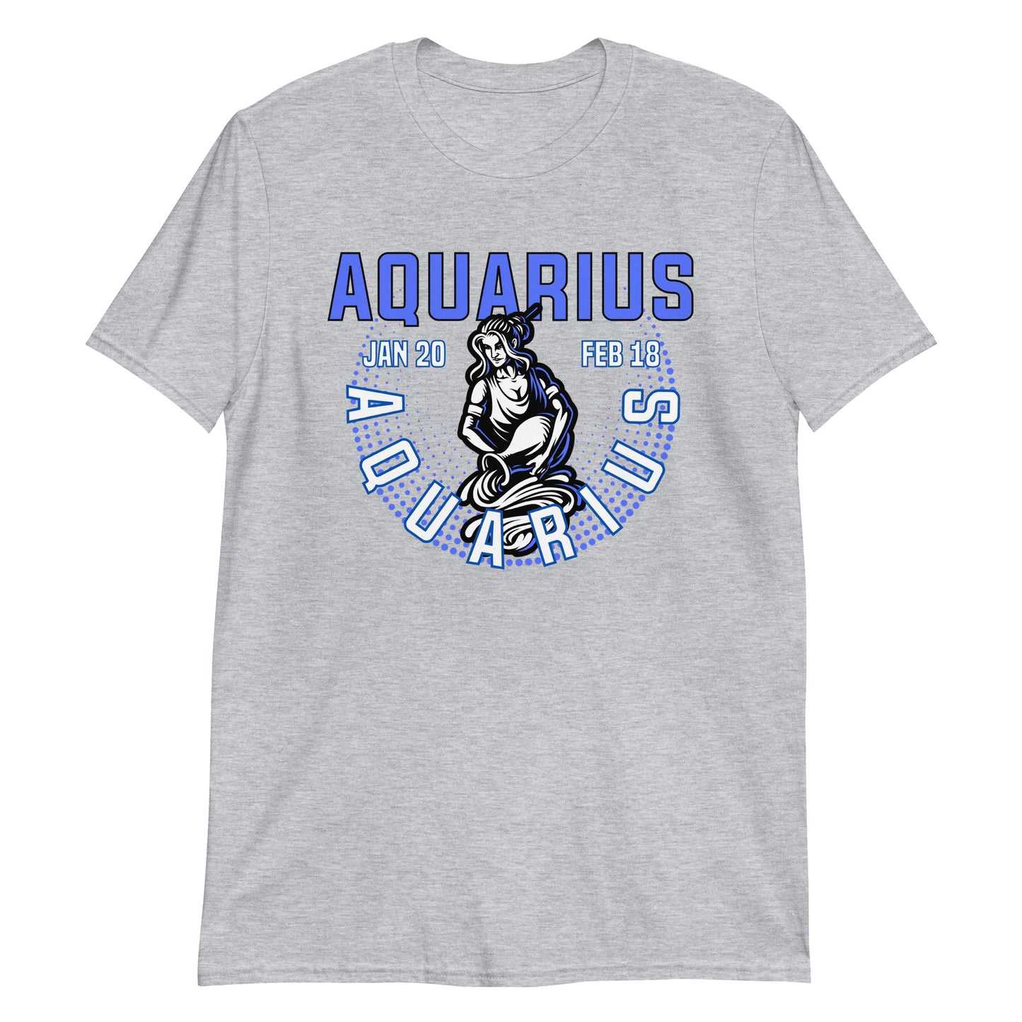 Camiseta unisex de manga corta Acuario