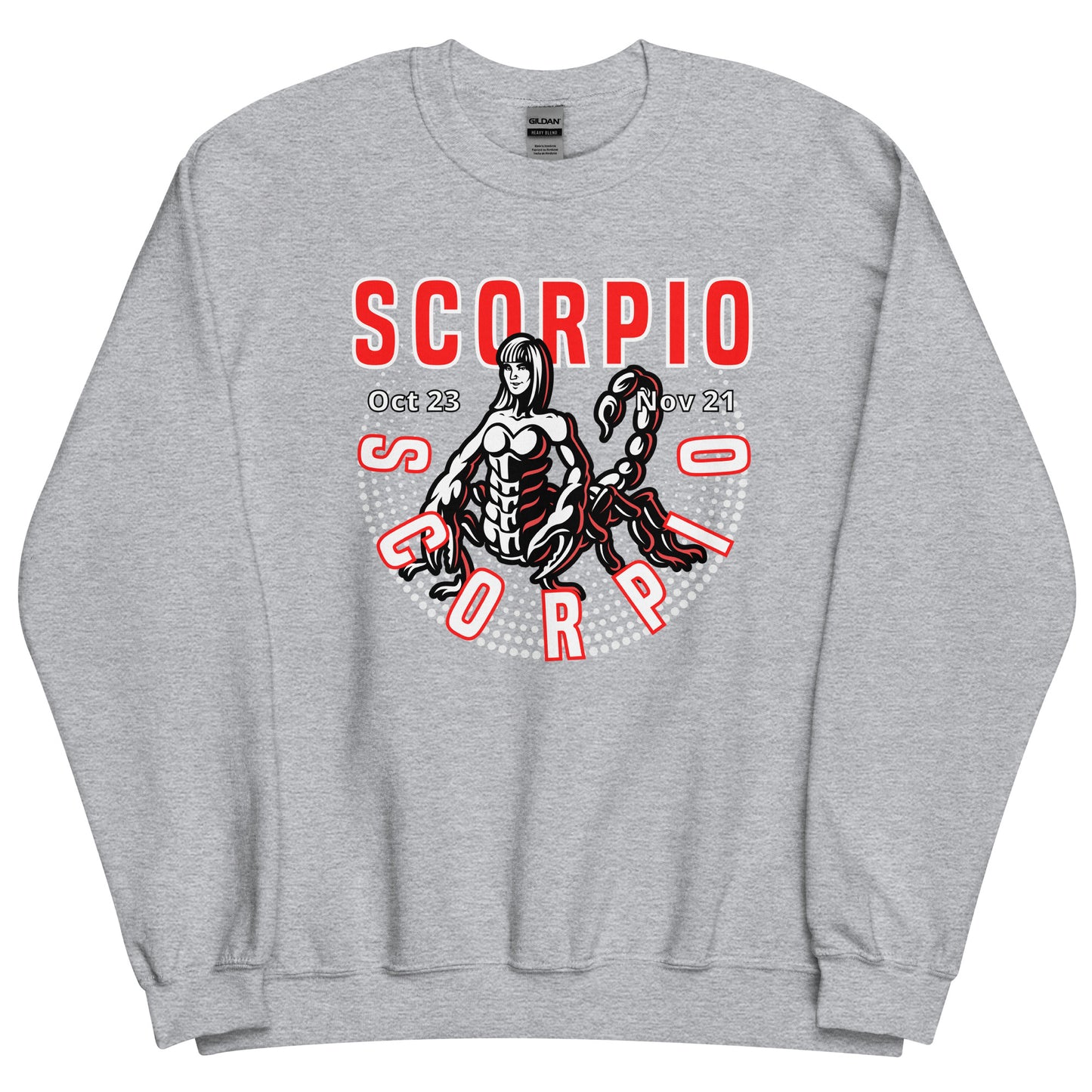Sudadera unisex con signo del zodiaco Escorpio