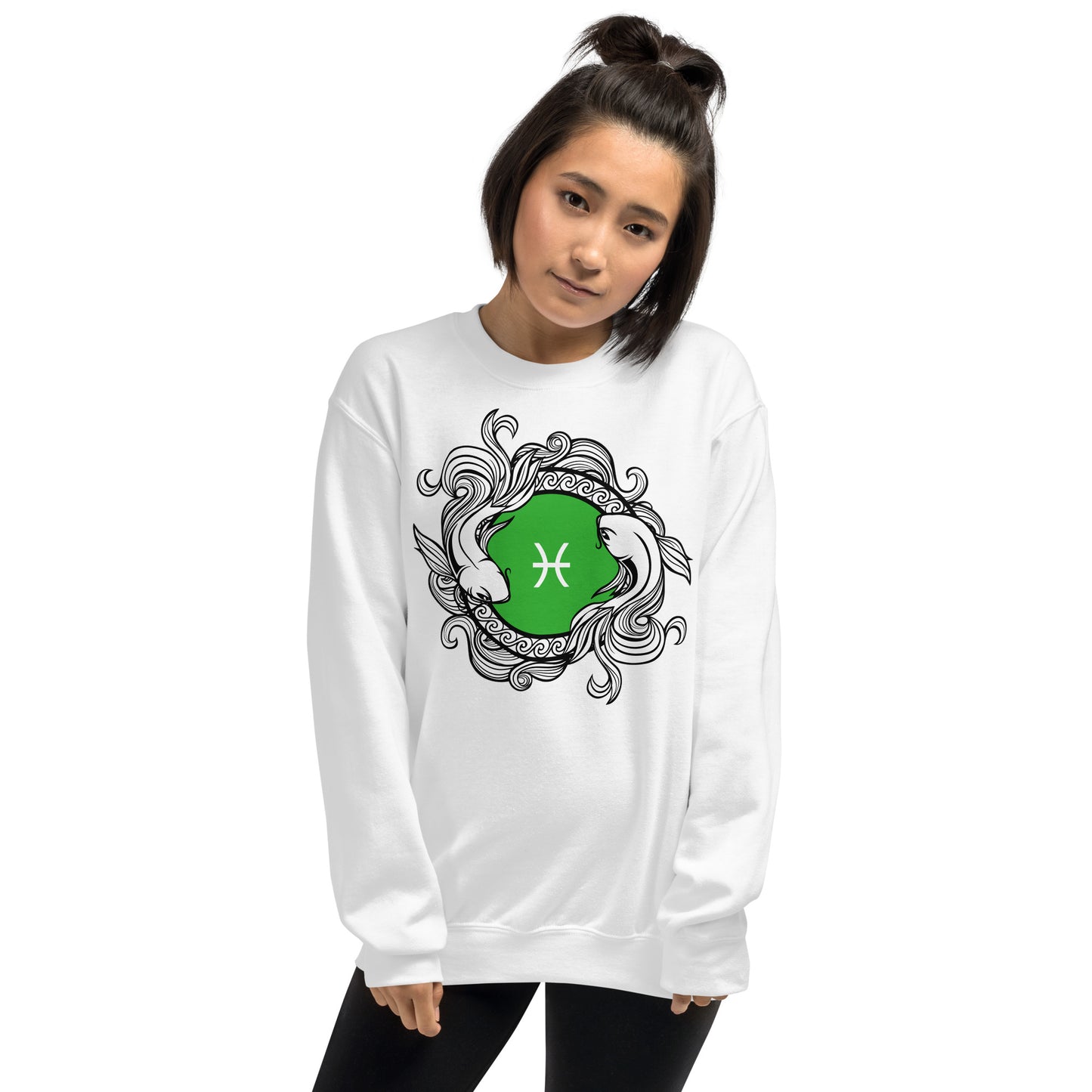 Sudadera unisex con signo del zodíaco de Piscis
