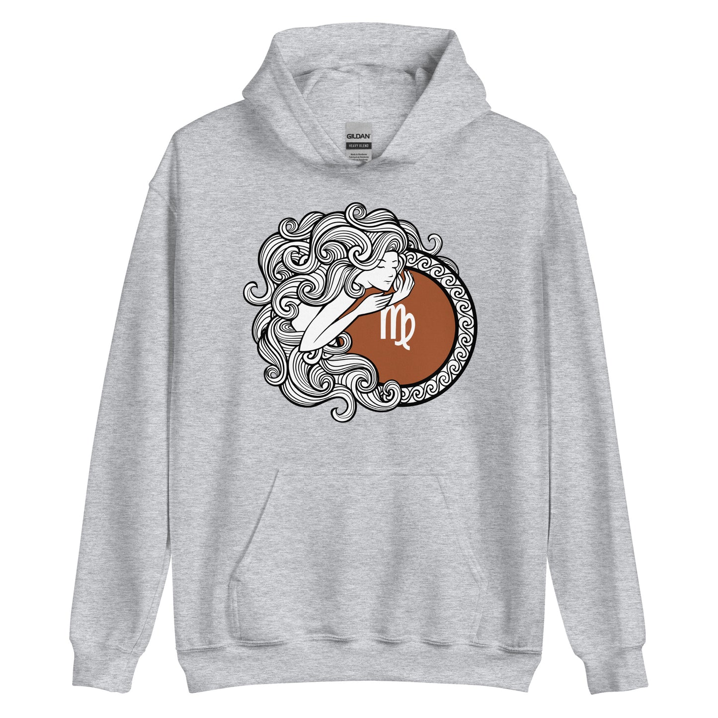 Sudadera con capucha unisex Virgo Zodiac Sign