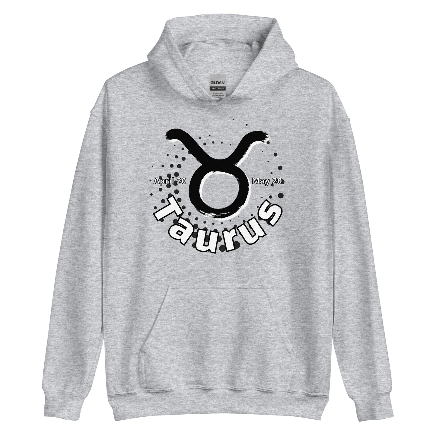 Sudadera con capucha unisex signo del zodiaco Tauro